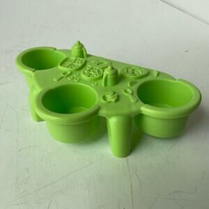 Fisher Price Little People Green Baby Table High Chair for 123 Babies Playdate